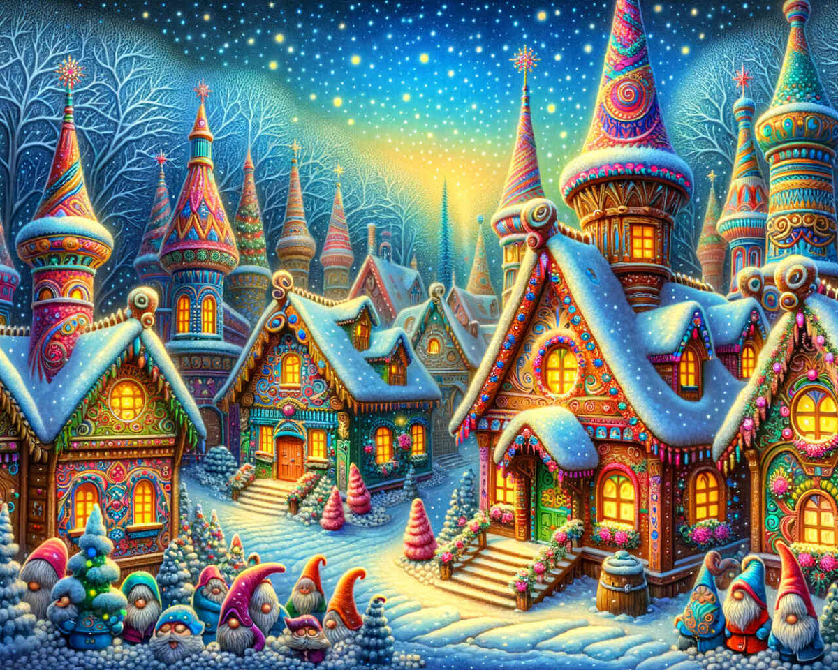Paint by Numbers - Dwarf Village