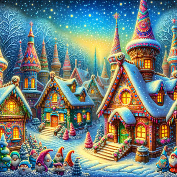 Paint by Numbers - Dwarf Village