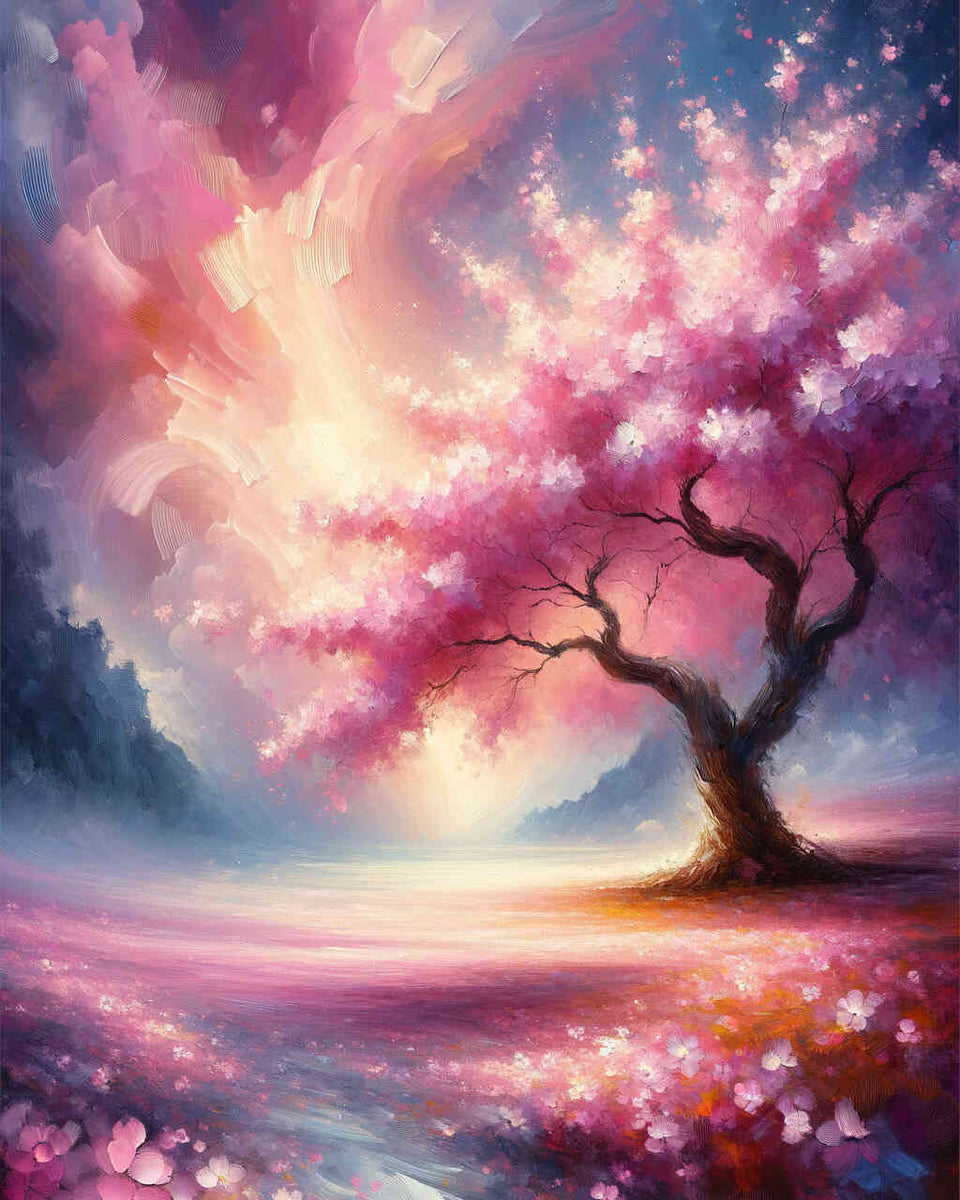 Paint by Numbers - Rose Tree by the Willow