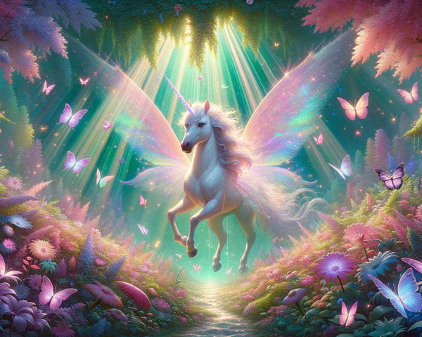 Paint by Numbers - Unicorn in the Magical Forest