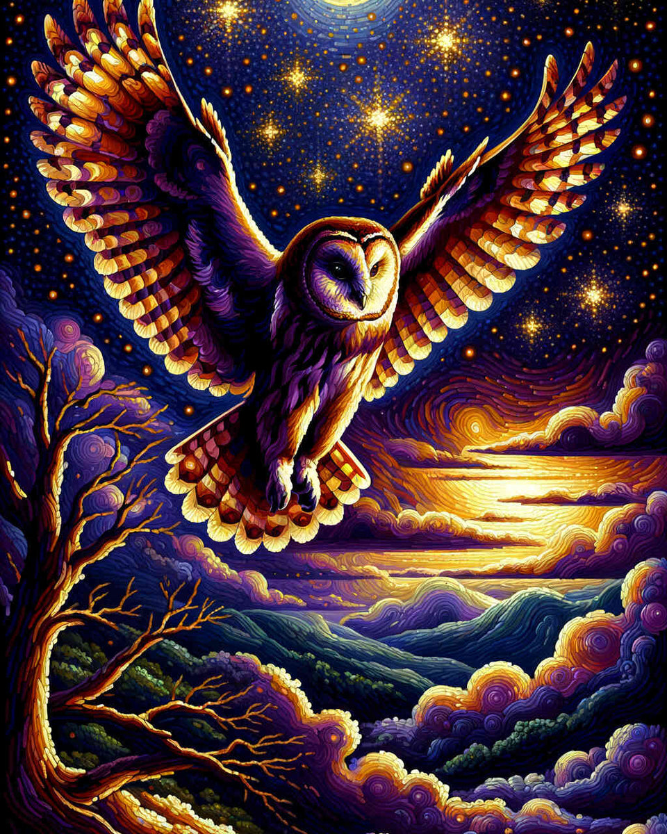 Paint by Numbers - Owl Paint