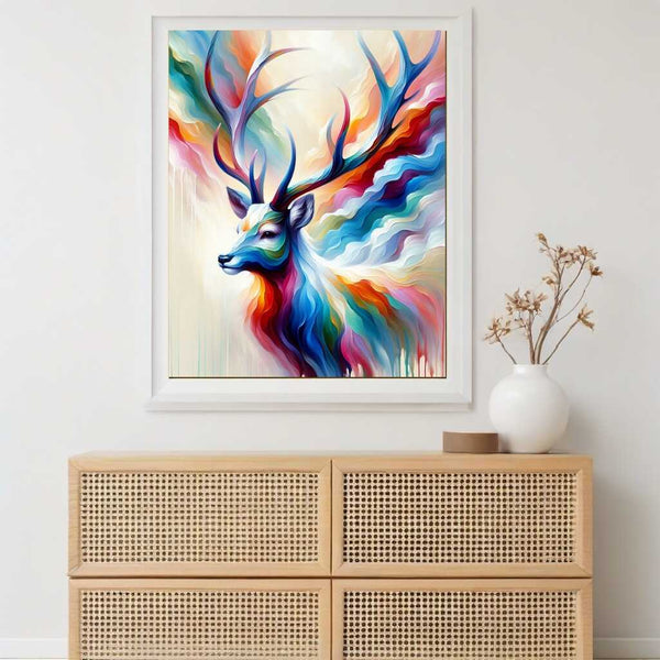 Deer in color - Paint by Numbers