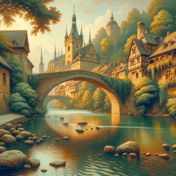 Paint by Numbers - Old Town Bridge