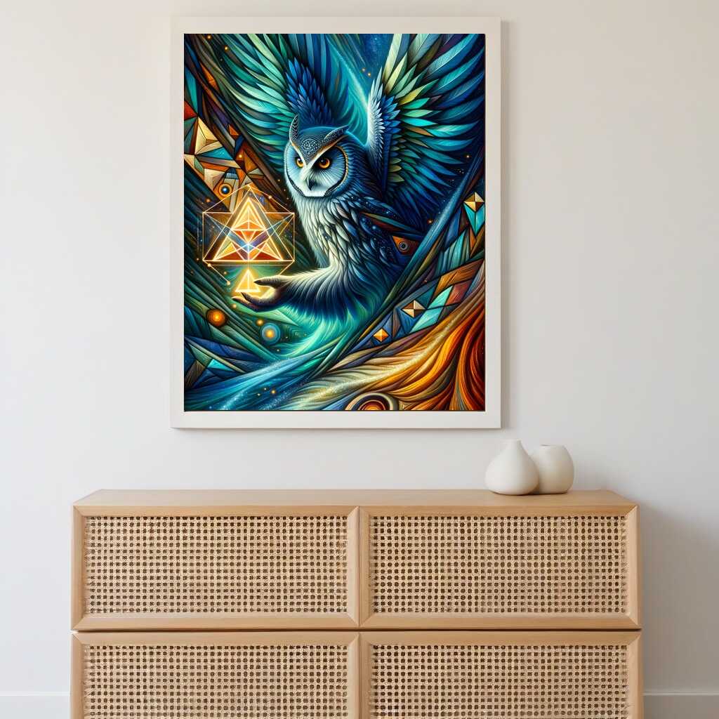 Paint by Numbers - Owl with Anhander