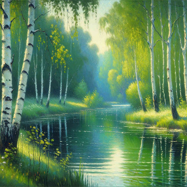 Paint by Numbers - Birch Idyll