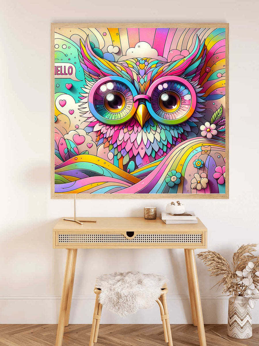 Paint by Numbers - Hello Owl