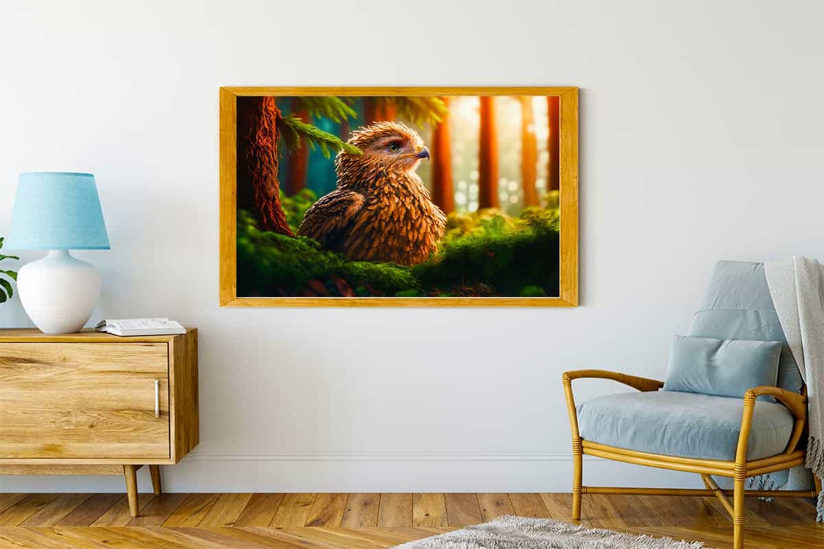 Malen nach Zahlen - Kleiner Adler - hochwertige Leinwand - Adler, Horizontal, Tiere