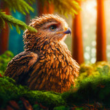 Malen nach Zahlen - Kleiner Adler - hochwertige Leinwand - Adler, Horizontal, Tiere