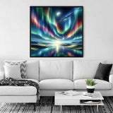 Framed Paint by Numbers artwork 