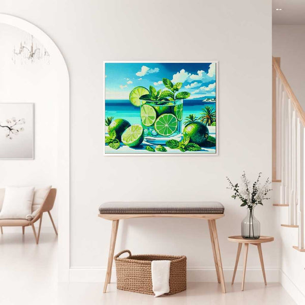 Paint by Numbers - Lime and Sea