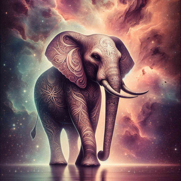 Paint by Numbers - Pattern Elephant