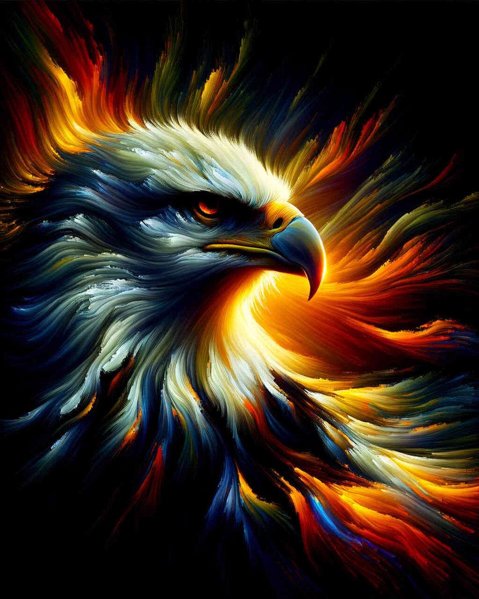 Eagle, head - Paint by Numbers
