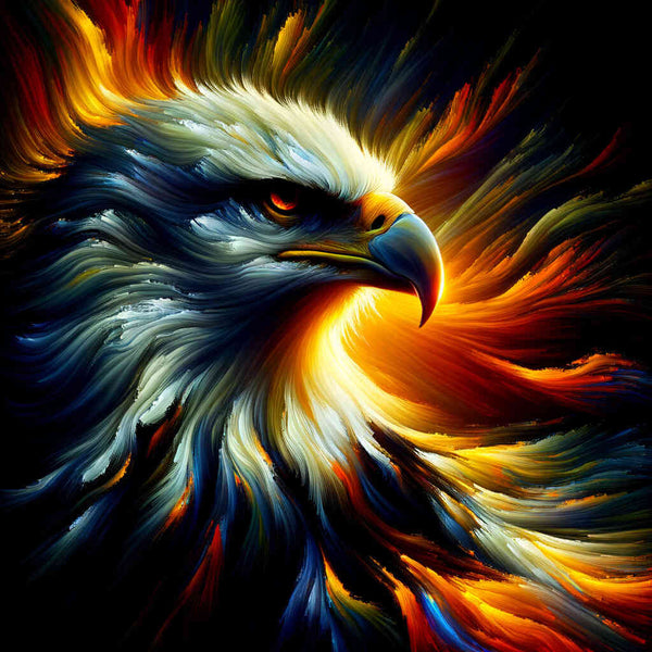 Eagle, head - Paint by Numbers
