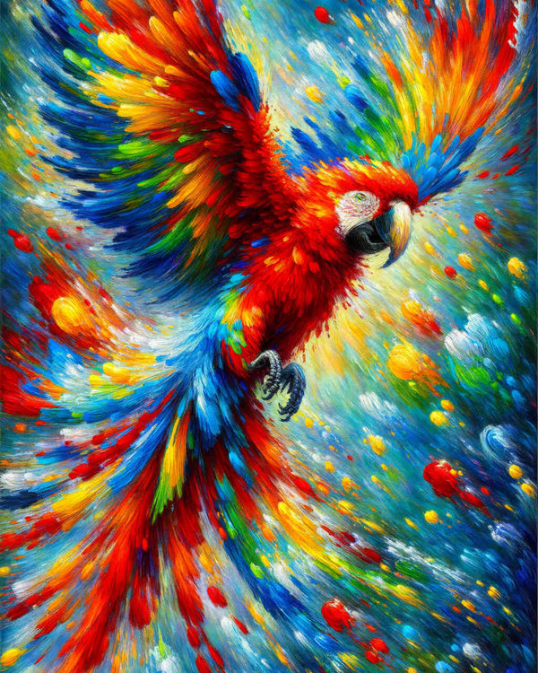 Paint by Numbers - Parrot Paint