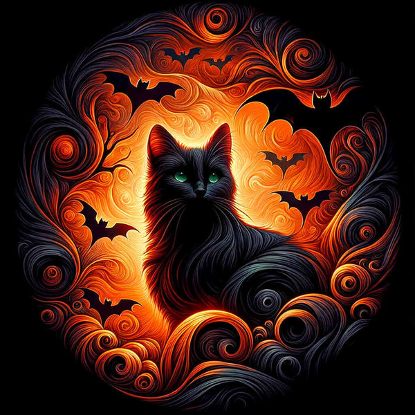 Paint by Numbers - Cat in Orange