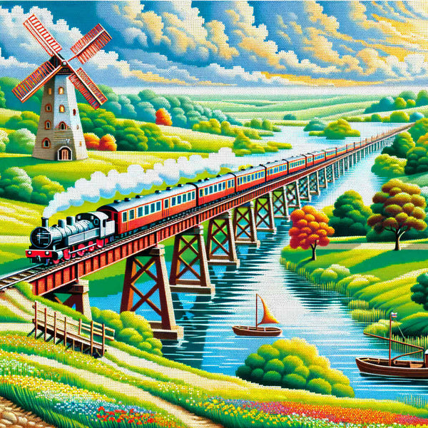 Paint by Numbers - World of trains