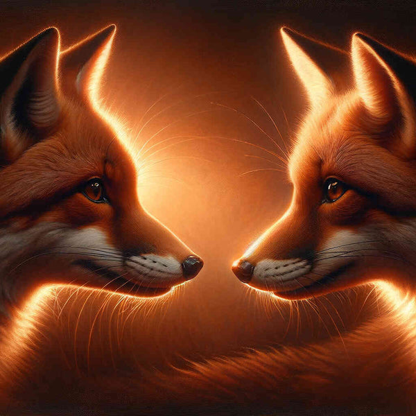 Paint by Numbers - Fox Friendship