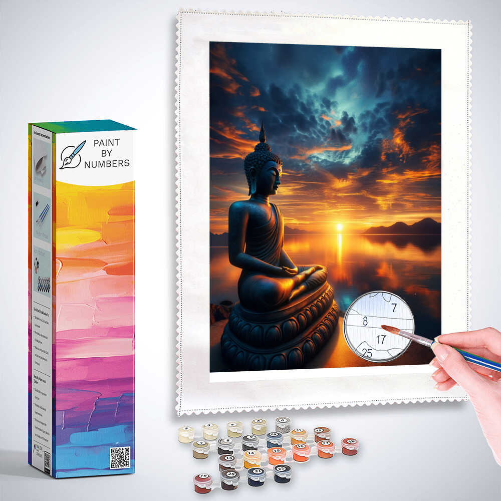 Paint by Numbers - Buddha Sunset