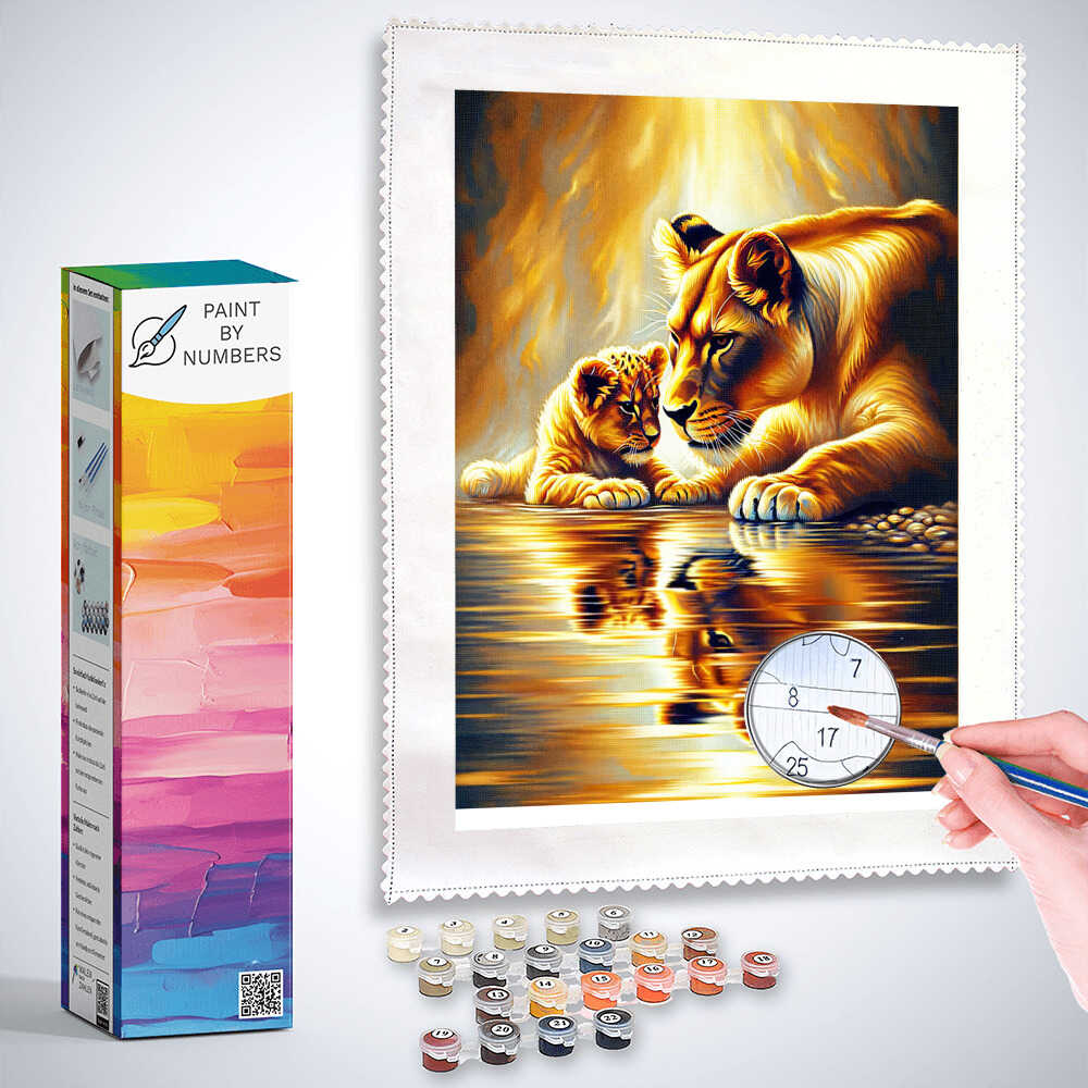 Paint by Numbers - Mirror Picture Lowin and Kind