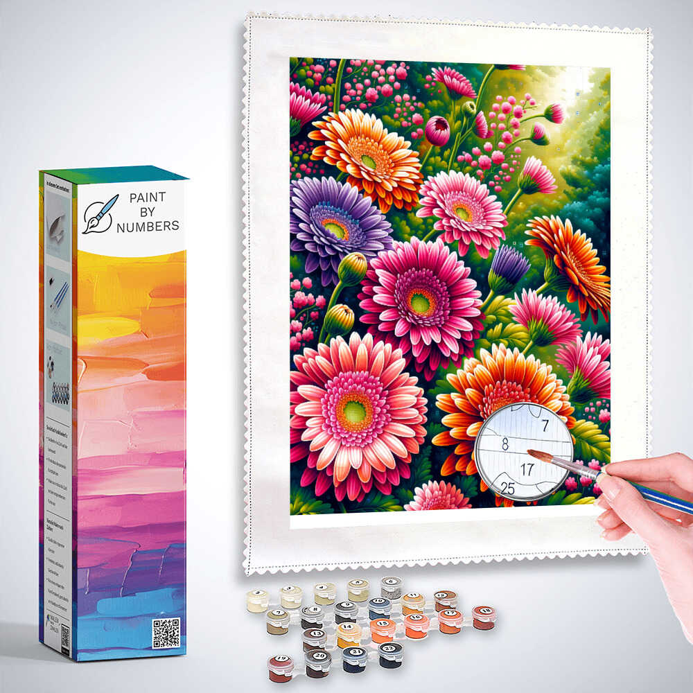 Paint by Numbers - Harmonic gerbera