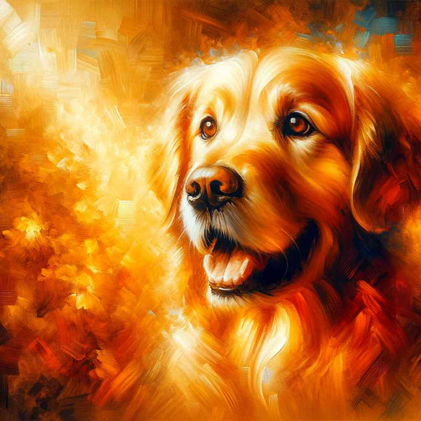 Paint by Numbers - Goldenretriver, Portrait