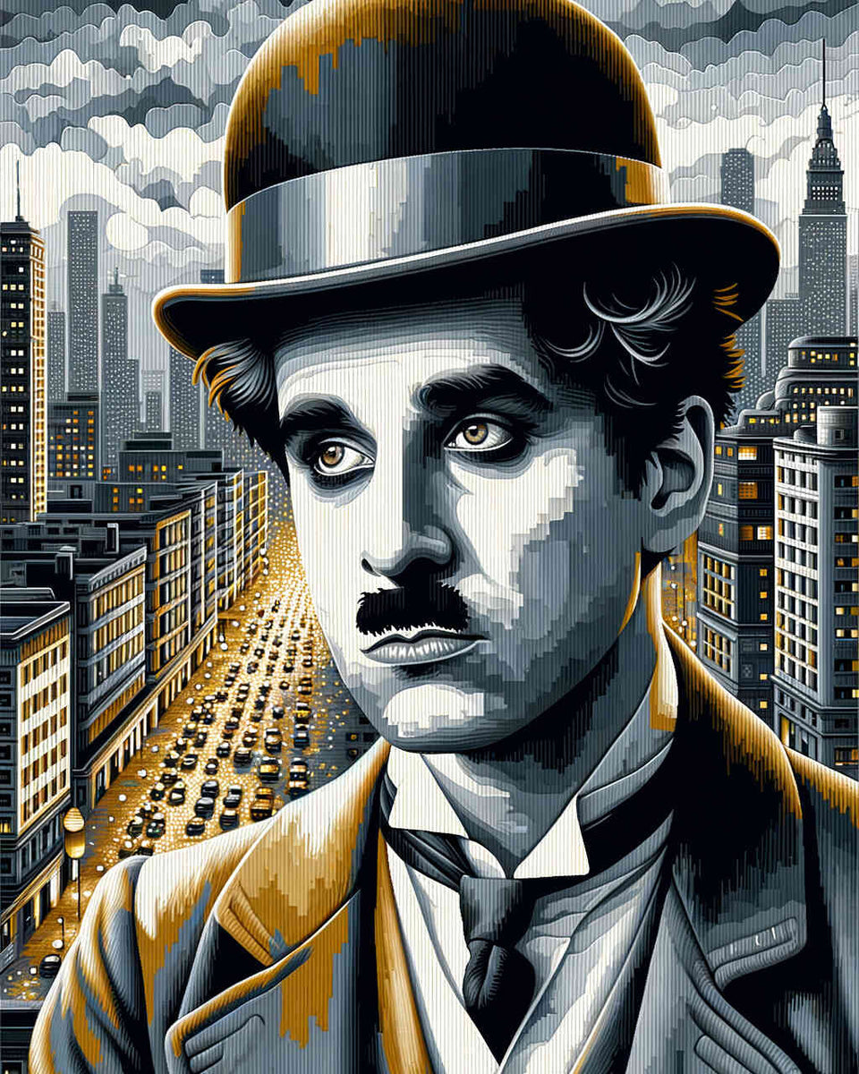 Paint by Numbers - Charlie Chaplin