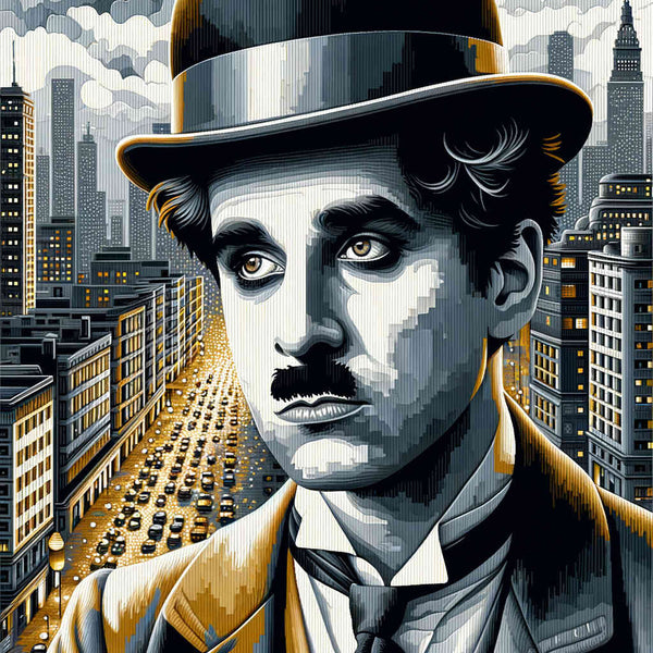 Paint by Numbers - Charlie Chaplin