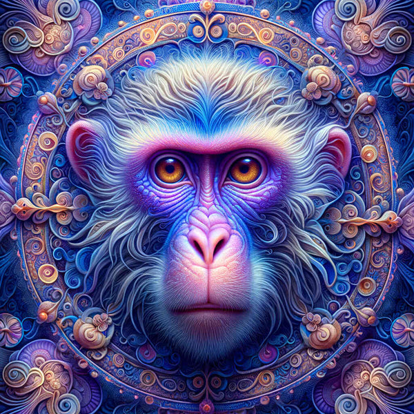 Paint by Numbers - Monkey Mandala