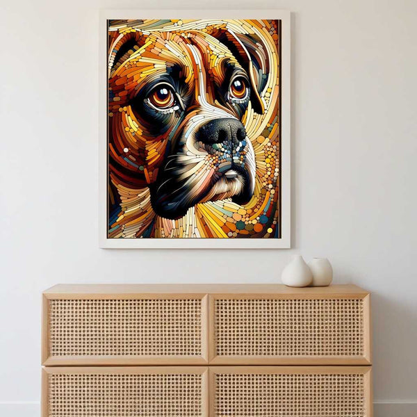 Paint by Numbers - Boxer, Portrait