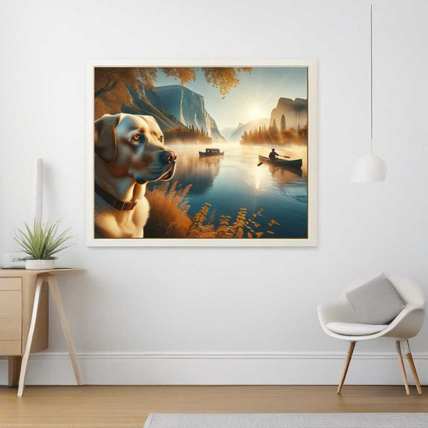 Paint by Numbers - Dog on the river