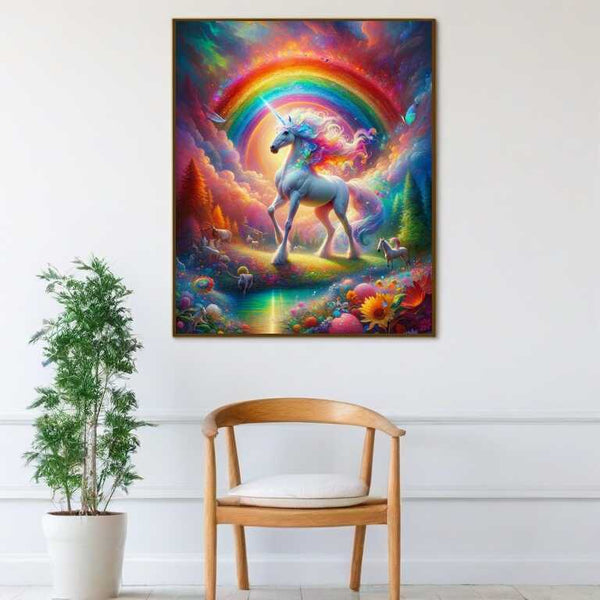 Rainbow and unicorn - Paint by Numbers