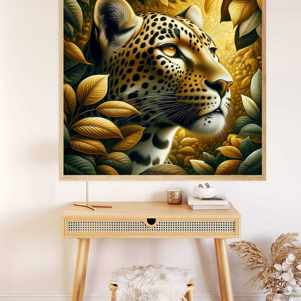 Paint by Numbers - Leopard Portrait