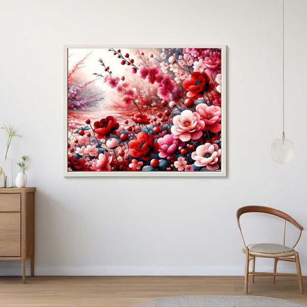 Paint by Numbers - Red flower dream