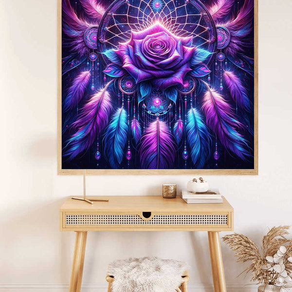 Paint by Numbers - Dream Roses in Purple