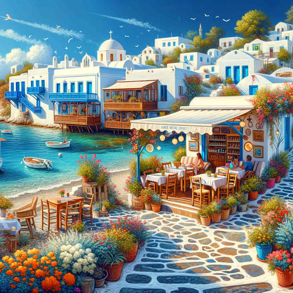 Paint by Numbers - Greek coast