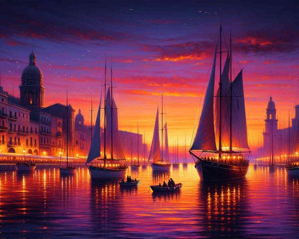 Paint by Numbers - Port City Sailboats