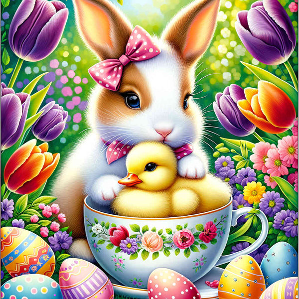Paint by Numbers - Bunny with Grinding Cup