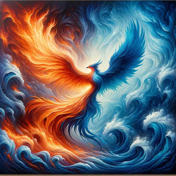 Paint by Numbers - Phonix Water and Fire