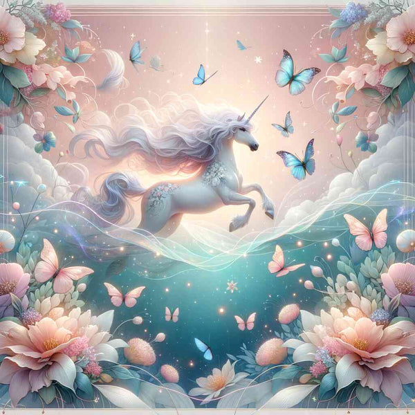 Paint by Numbers - Unicorn Butterfly