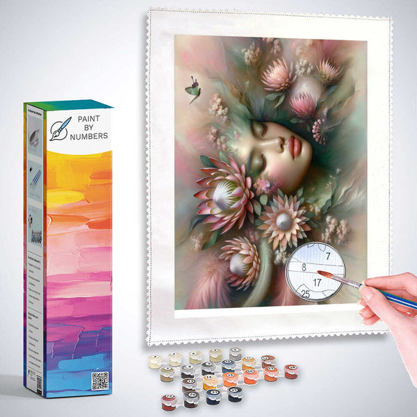 Woman, dream - Paint by Numbers