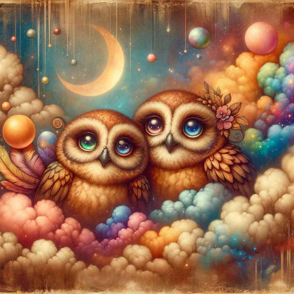 Paint by Numbers - Pair of Owls
