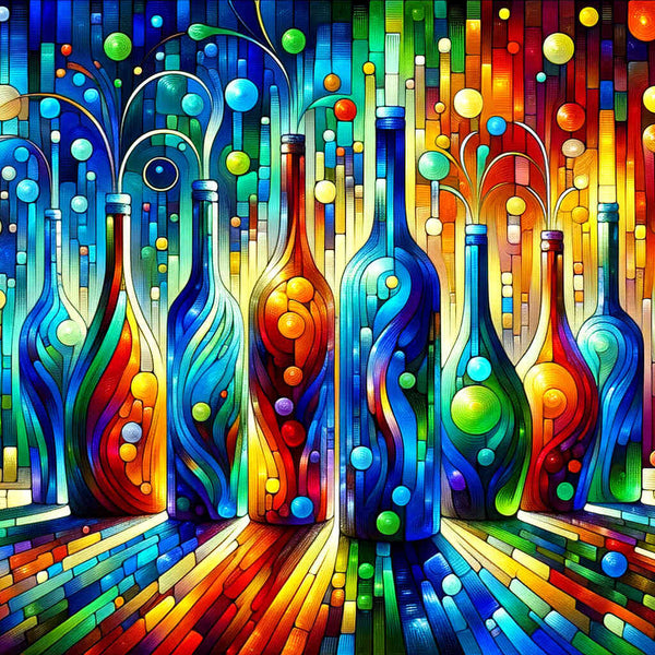 Colorful bottles - Paint by Numbers