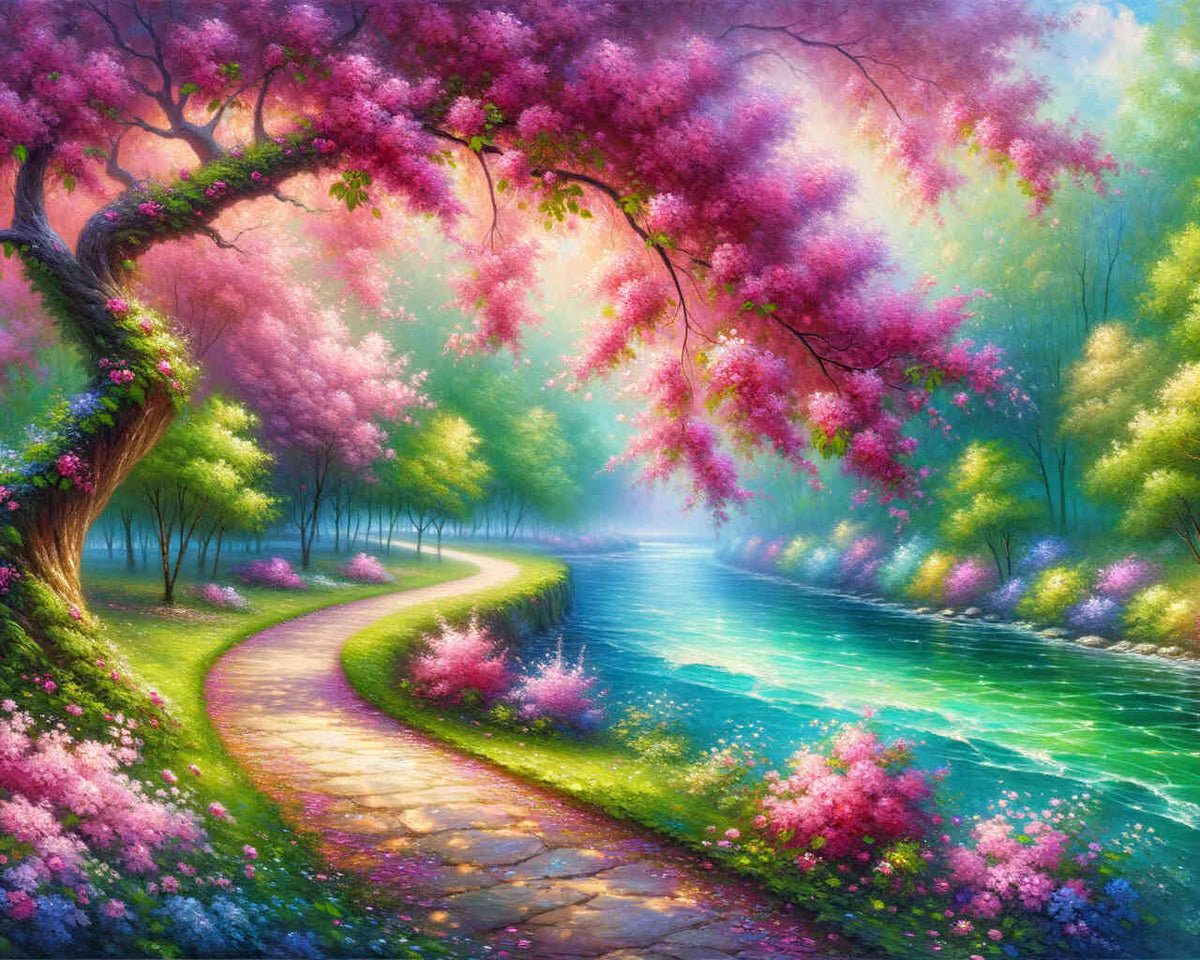 way down the river - Paint by Numbers