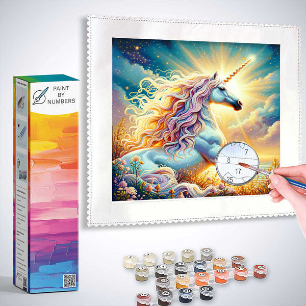 Paint by Numbers - Beautiful unicorn