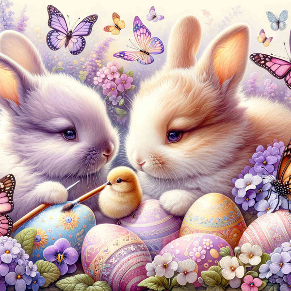 Paint by Numbers - Happy Easter