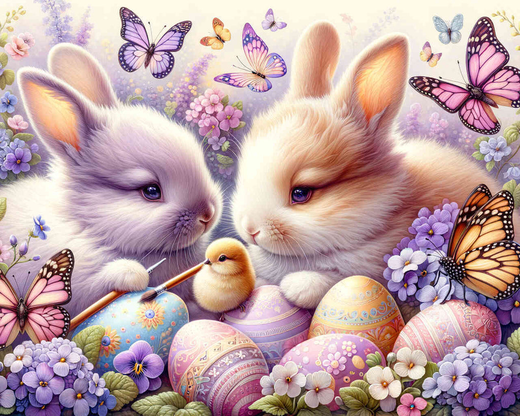 Paint by Numbers - Happy Easter