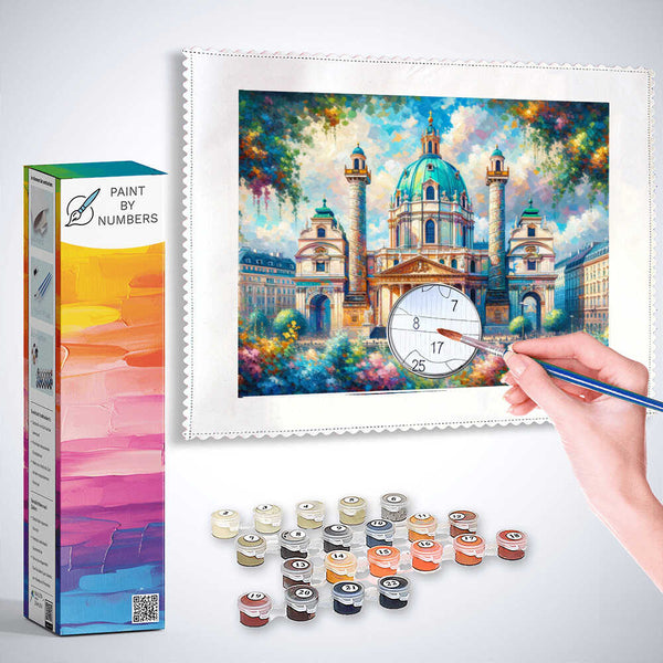 Paint by Numbers - Karlskirche Vienna