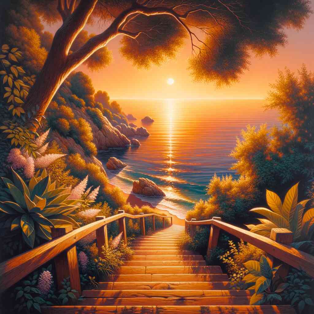 Paint by Numbers - Stairway to the Sea