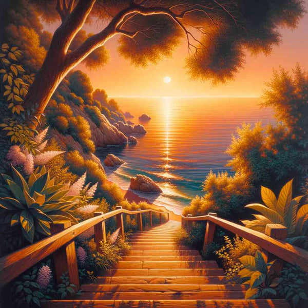 Paint by Numbers - Stairway to the Sea