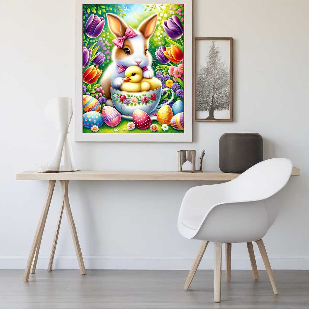 Paint by Numbers - Bunny with Grinding Cup